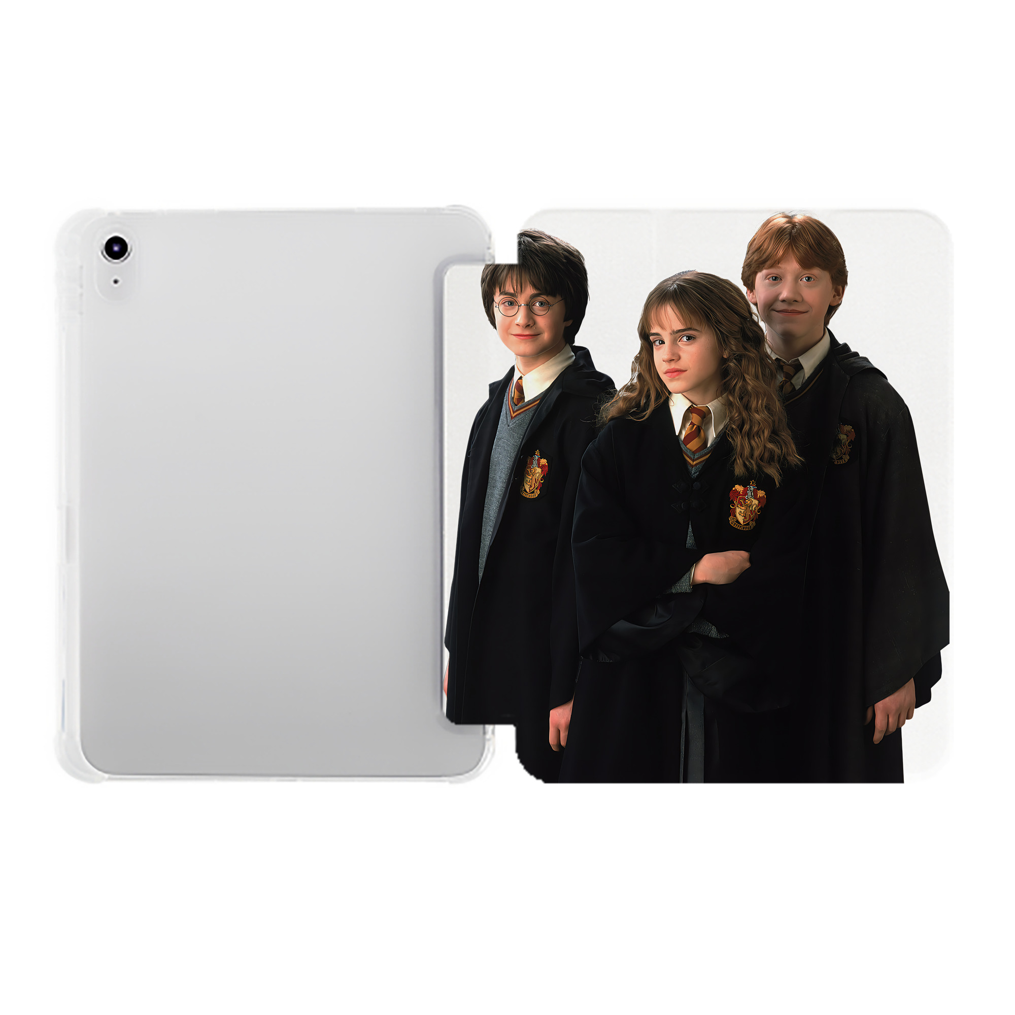 （画像用） Harry Potter ハリー・ポッターシリーズ IPad ケース ペン収納付き 三つ折りスタンド PUレザー×シリコン 対応機種9.5/10.5/10.9インチ